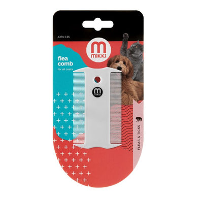 Mikki Plastic Flea Comb for All Coats