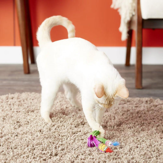 Fat Cat Springy Worms Catnip Toy