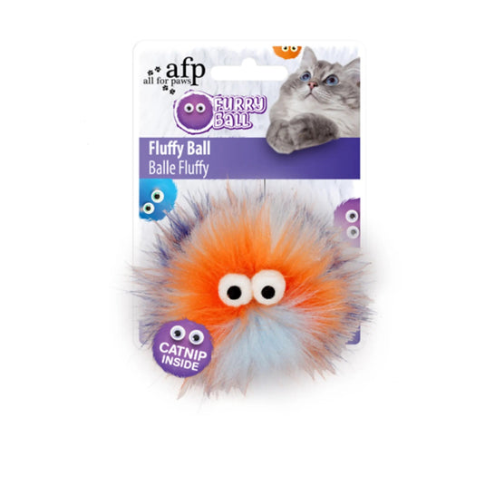 All For Paws Furry Fluffer Catnip Ball