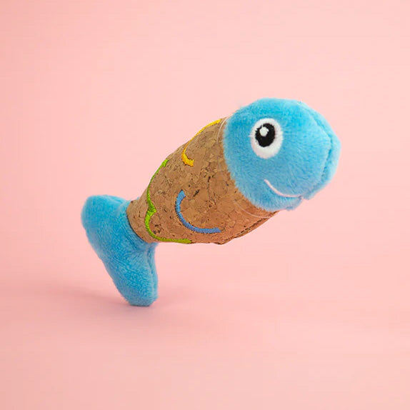 Load image into Gallery viewer, Zugo Plush Cat Toy - Fish
